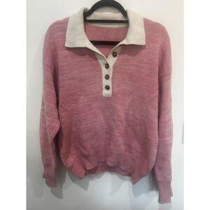 Urban Outfitters BDG Renna Rugby Sweater Colorblock Pullover